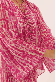 MOSAIC Ripple Kurung Set in Opera