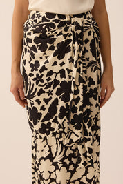 SPIRIT Pareo Skirt in Onyx