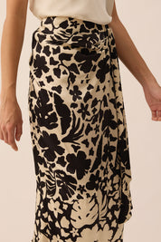 SPIRIT Pareo Skirt in Onyx