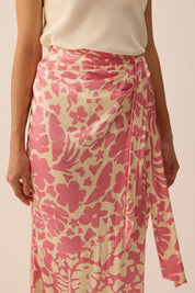 SPIRIT Pareo Skirt in Peony