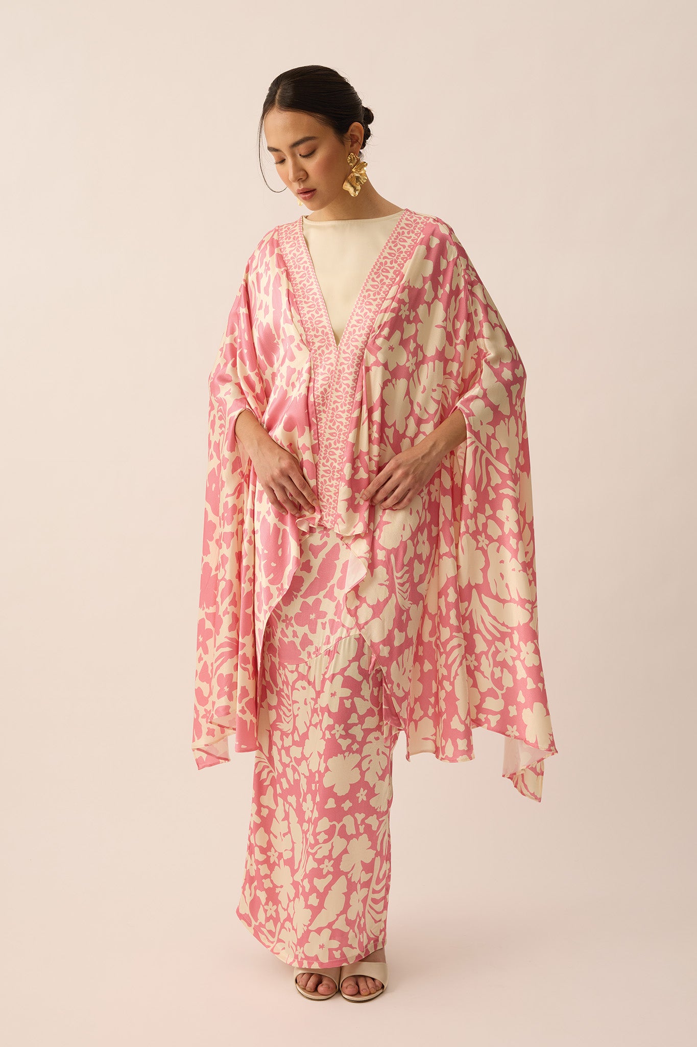 SPIRIT Pareo Skirt in Peony