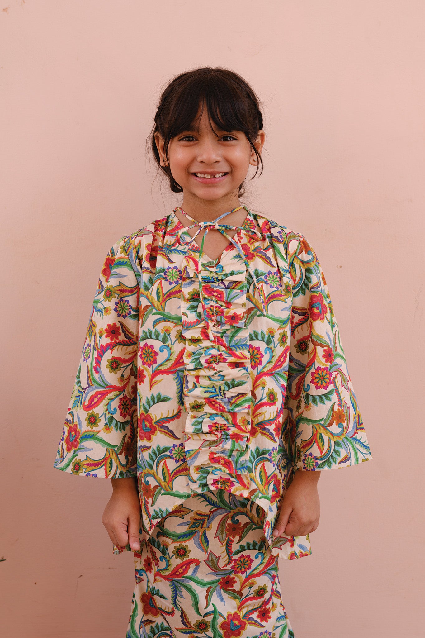 KIDS - OASIS Ripple Kurung in Persian