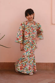 KIDS - OASIS Ripple Kurung in Persian