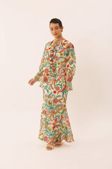 OASIS Ripple Kurung Set in Persian