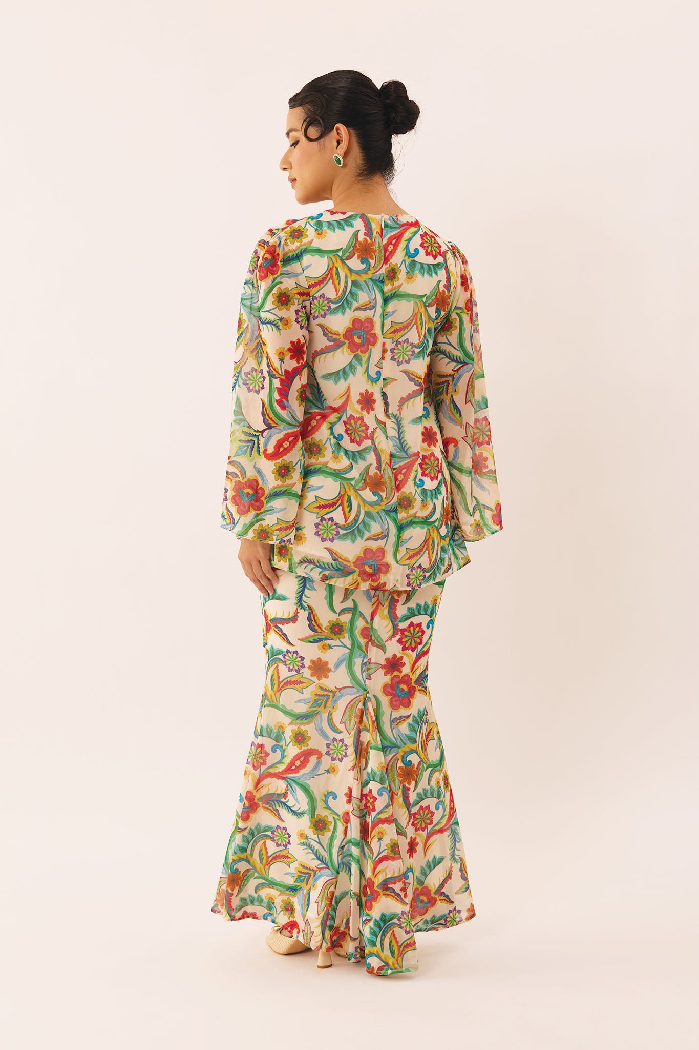 OASIS Ripple Kurung Set in Persian