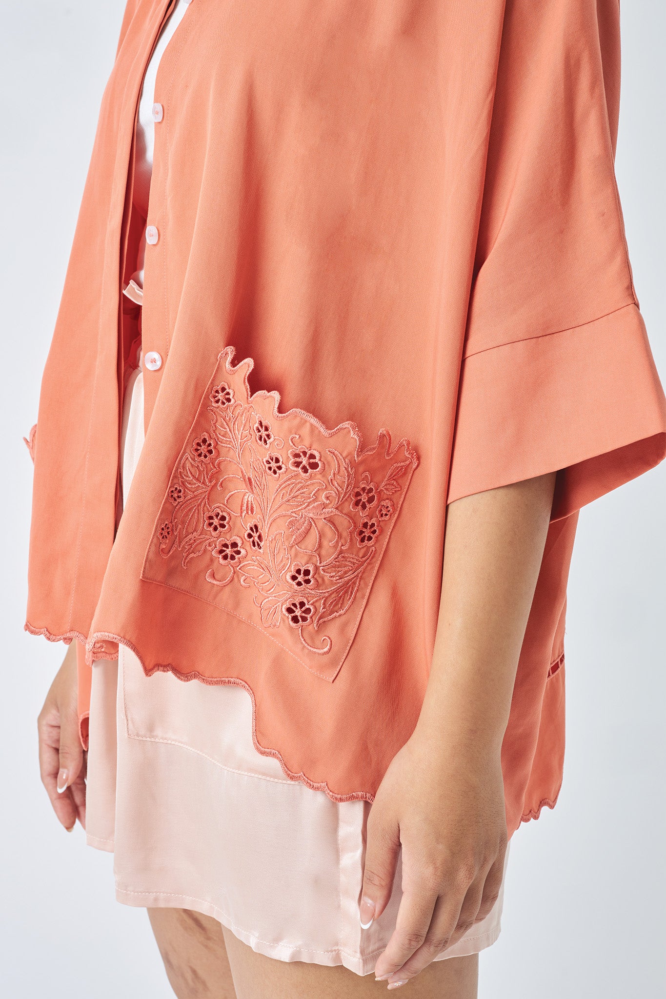 Easy Blouse in Persimmon