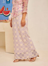 ROSA Lace Skirt in Lilac