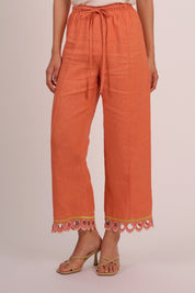 WANDER Linen Pants in Sahara