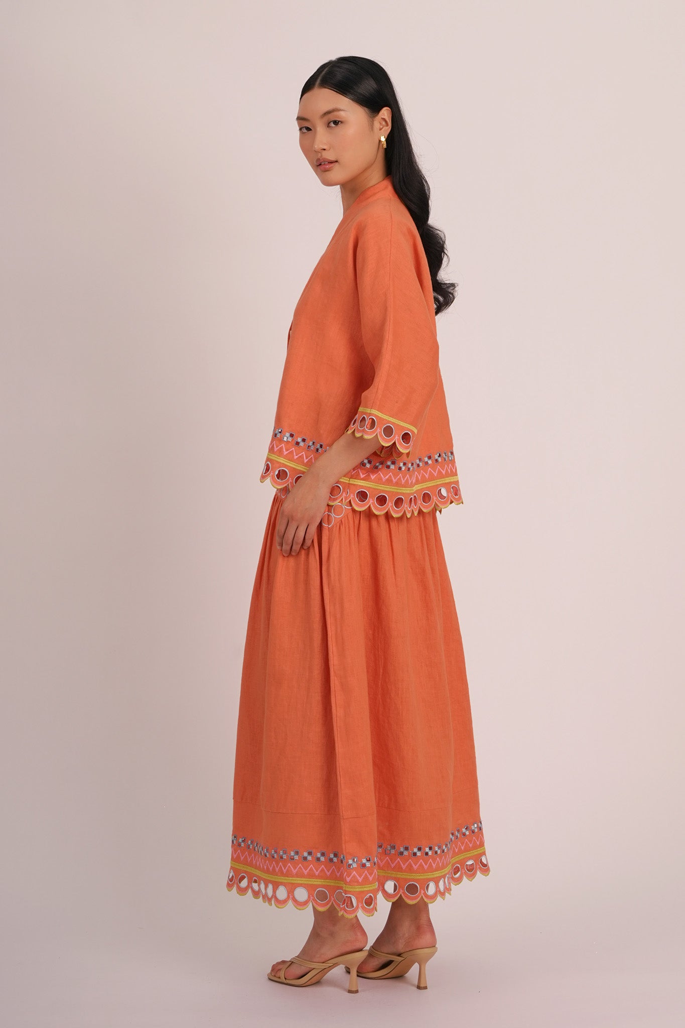 WANDER Swing Skirt in Sahara