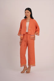 WANDER Linen Pants in Sahara