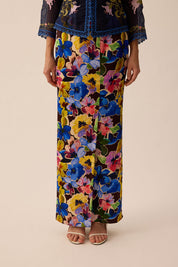 SOUL Front Fold Skirt in Clove
