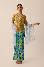 SOUL Organza Kebaya Set in Lagoon