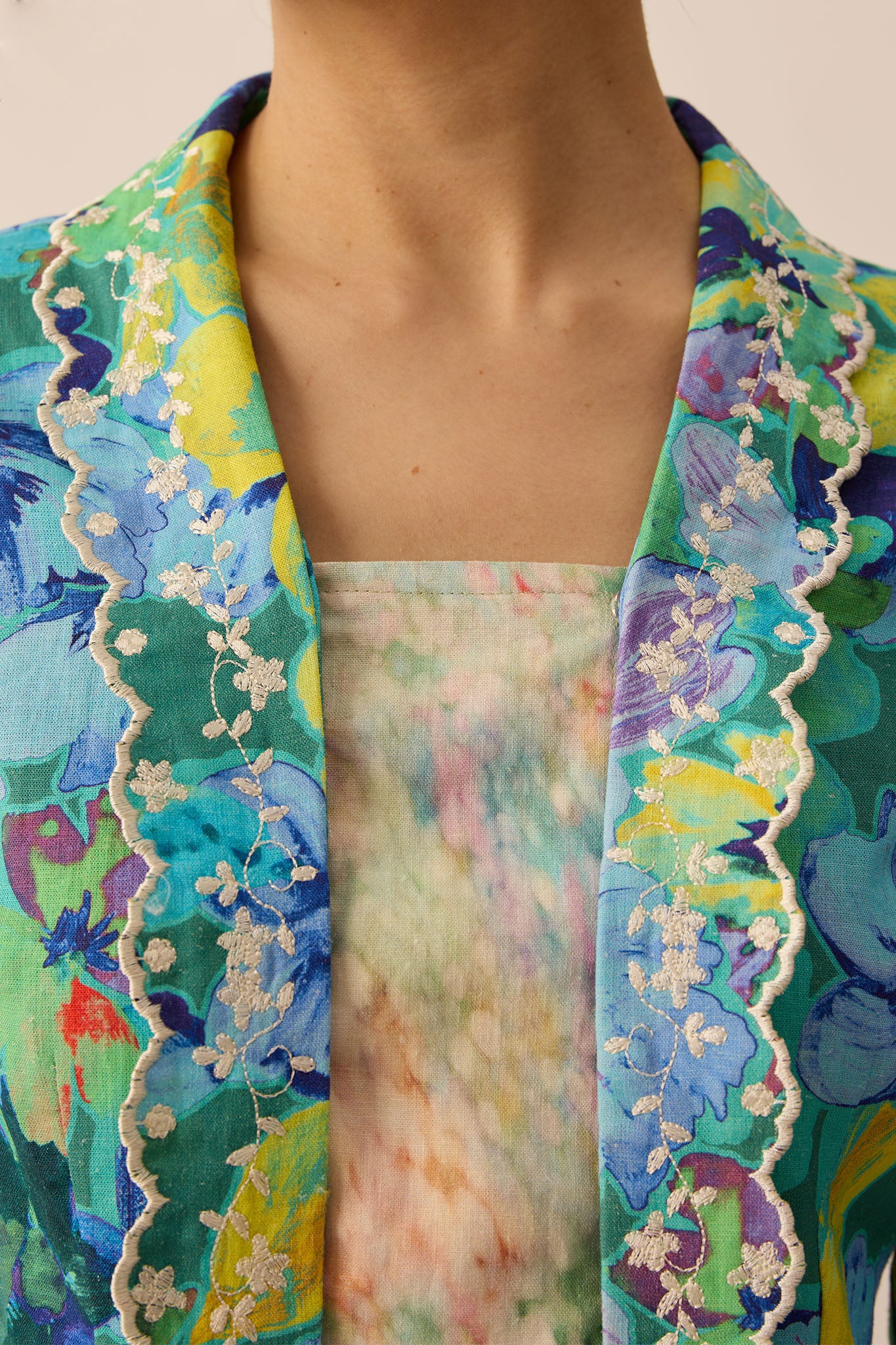SOUL Tailored Kebaya Set in Lagoon
