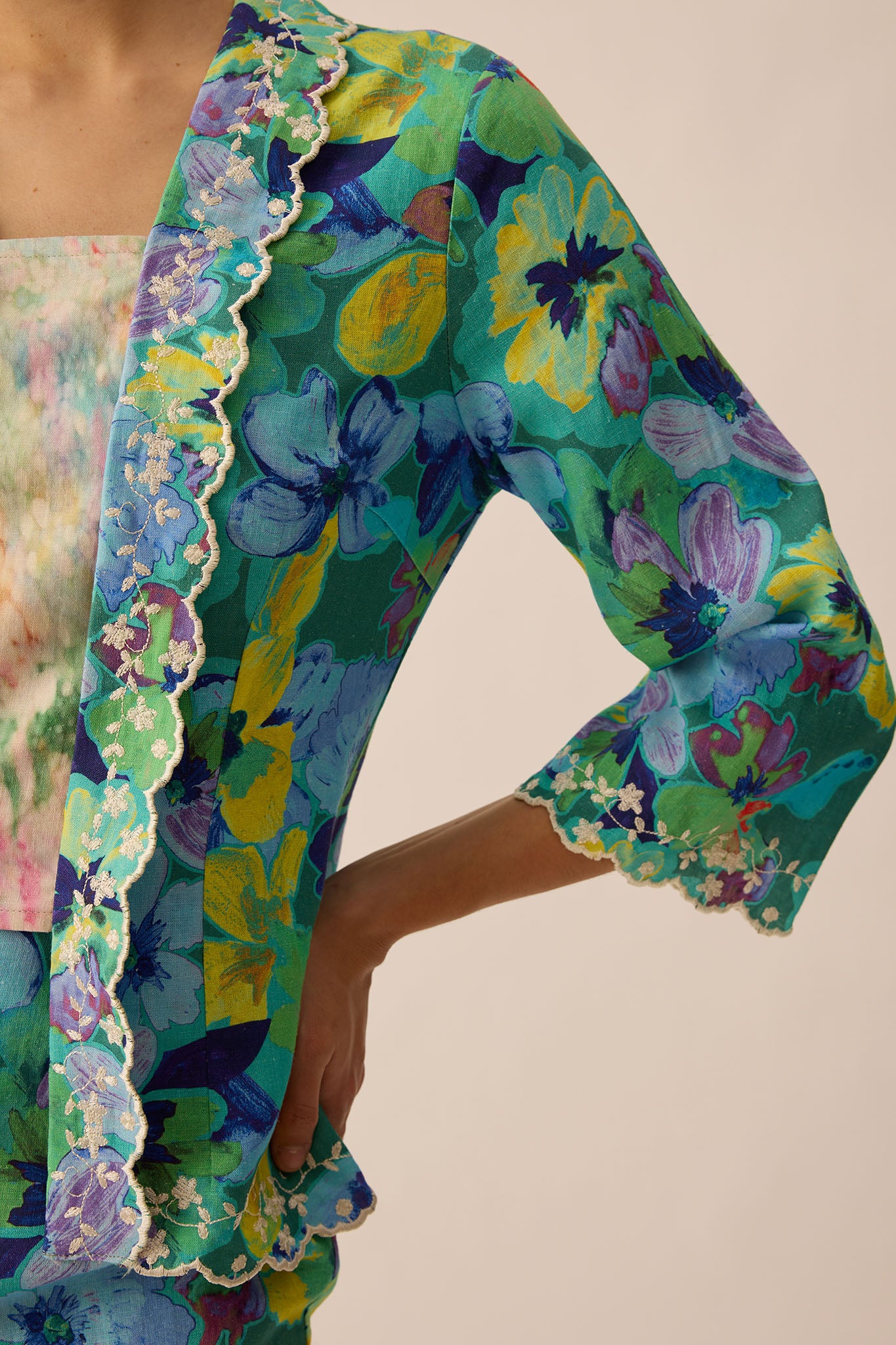 SOUL Tailored Kebaya Set in Lagoon
