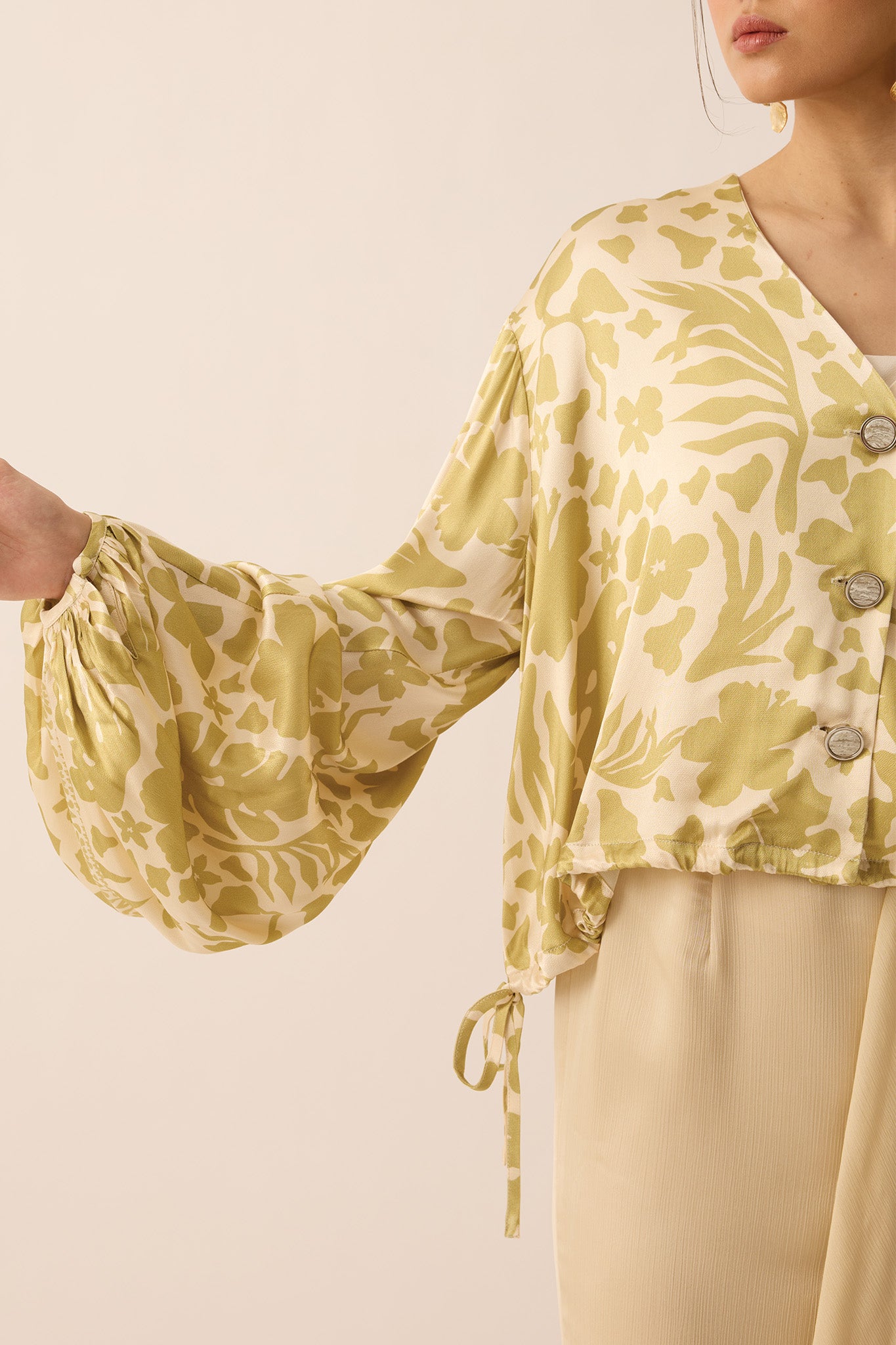 SPIRIT Cropped Top in Antique Gold