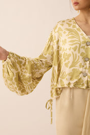 SPIRIT Cropped Top in Antique Gold