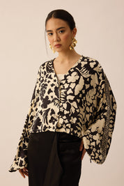 SPIRIT Cropped Top in Onyx