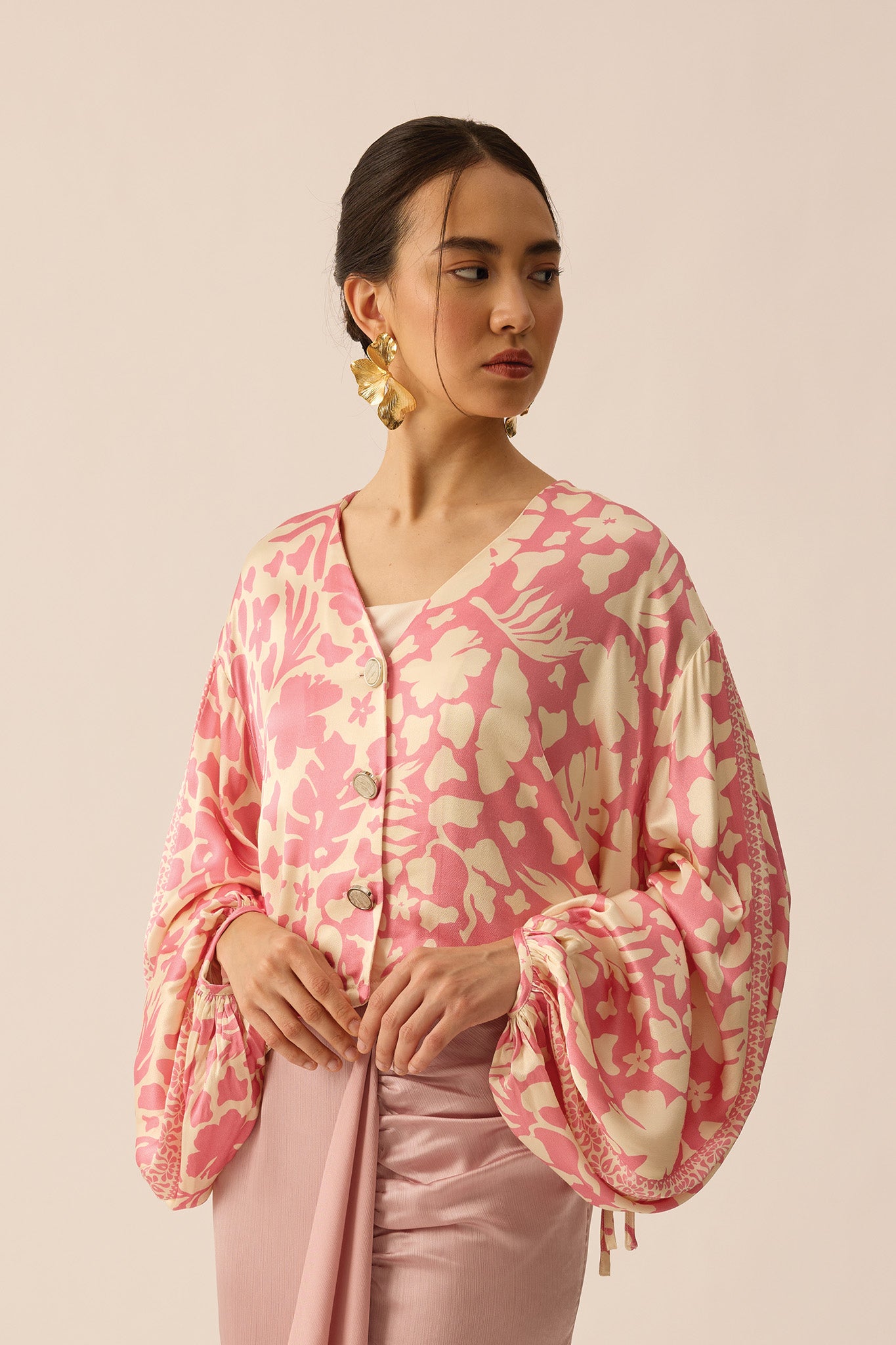 SPIRIT Cropped Top in Peony