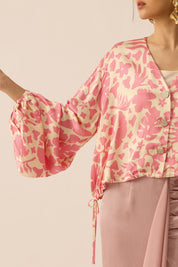 SPIRIT Cropped Top in Peony