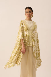 SPIRIT Kaftan Top in Antique Gold