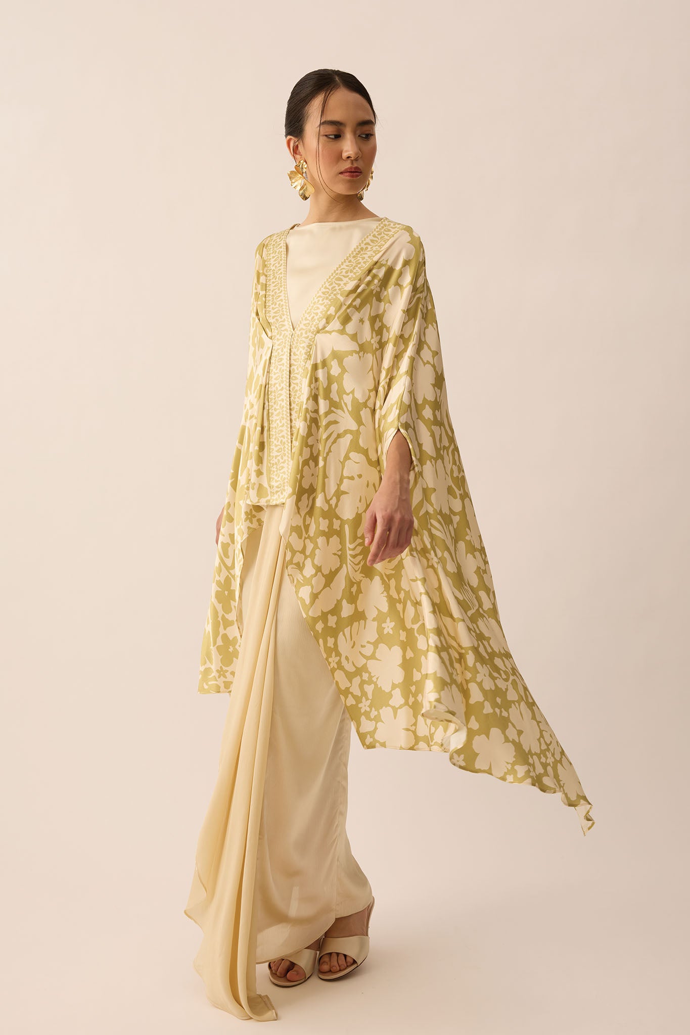 SPIRIT Kaftan Top in Antique Gold