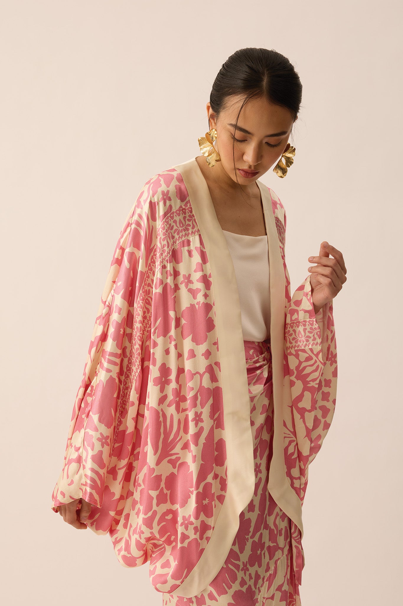SPIRIT Oversized Cover Up in Peony