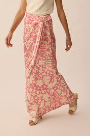 SPIRIT Pareo Skirt in Peony
