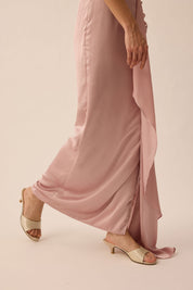 Cascade Skirt in Dusty Rose