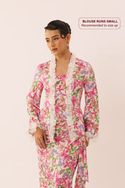 LUSH Ruffle Kebaya Top in Stellar