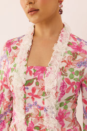 LUSH Ruffle Kebaya Top in Stellar