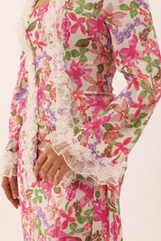 LUSH Ruffle Kebaya Top in Stellar