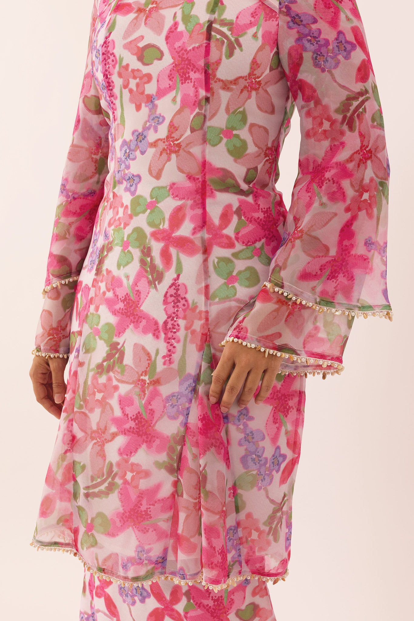 LUSH Embellished Modern Kurung in Stellar