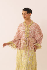 MOSAIC Batwing Blouse in Tender