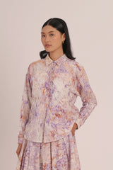 SEASON Linen Shirt in Thistle