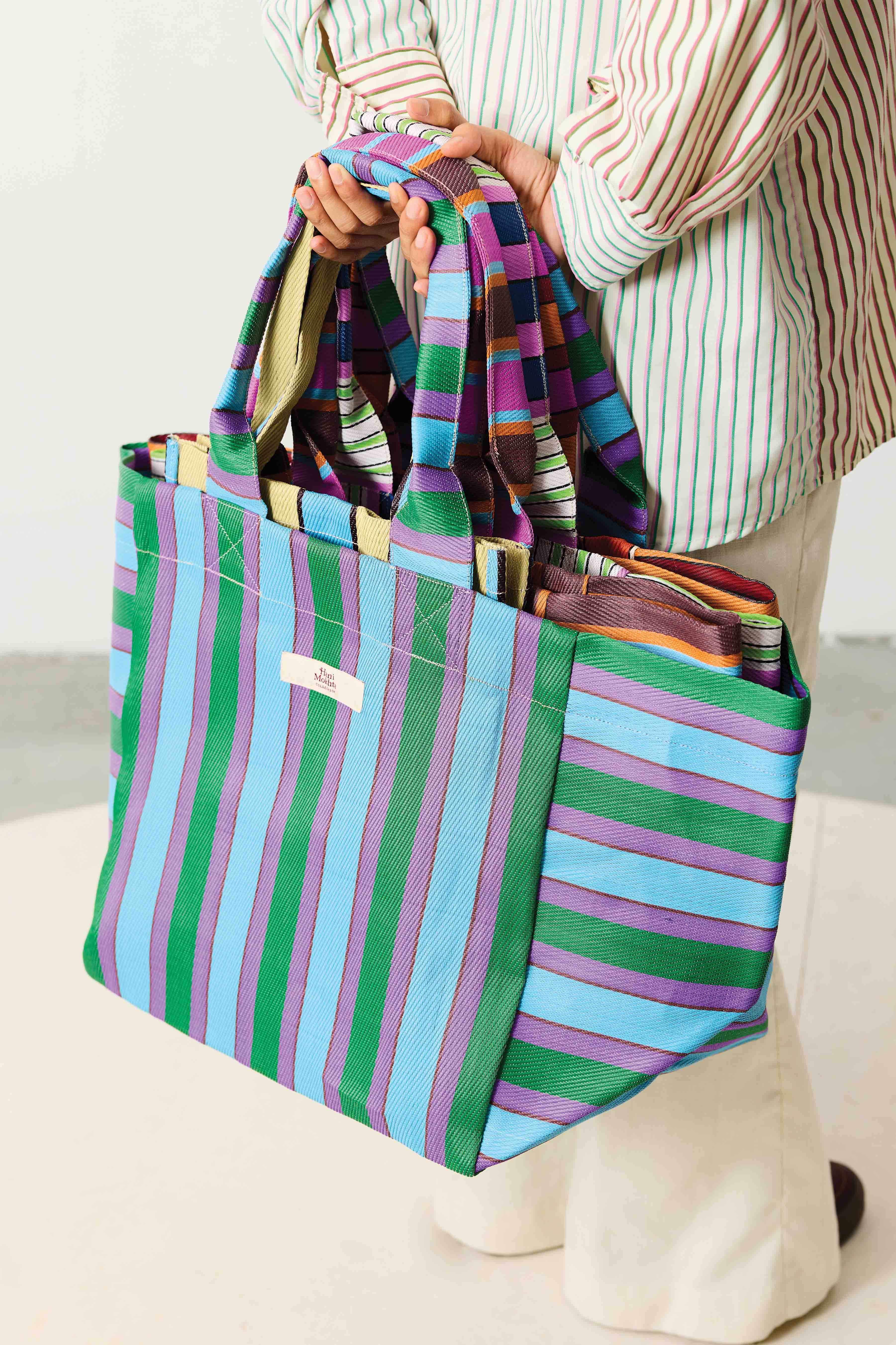 Muse Large Tote Bag in Atlantic