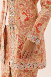 TROVE Embellished Kebaya Set in Ember