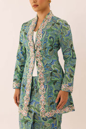 TROVE Embellished Kebaya Set in Palm