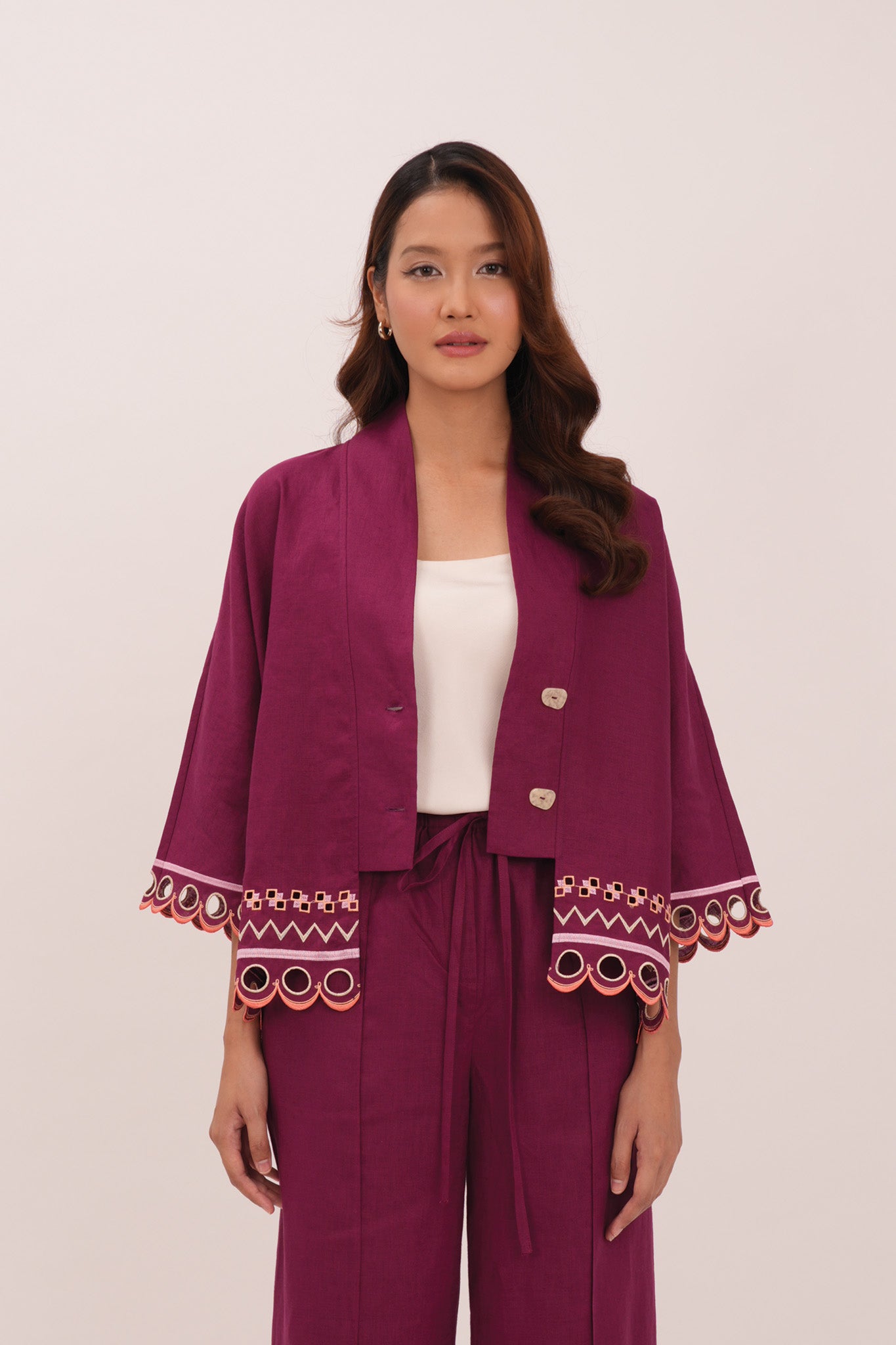 WANDER Kimono in Vienna Berry