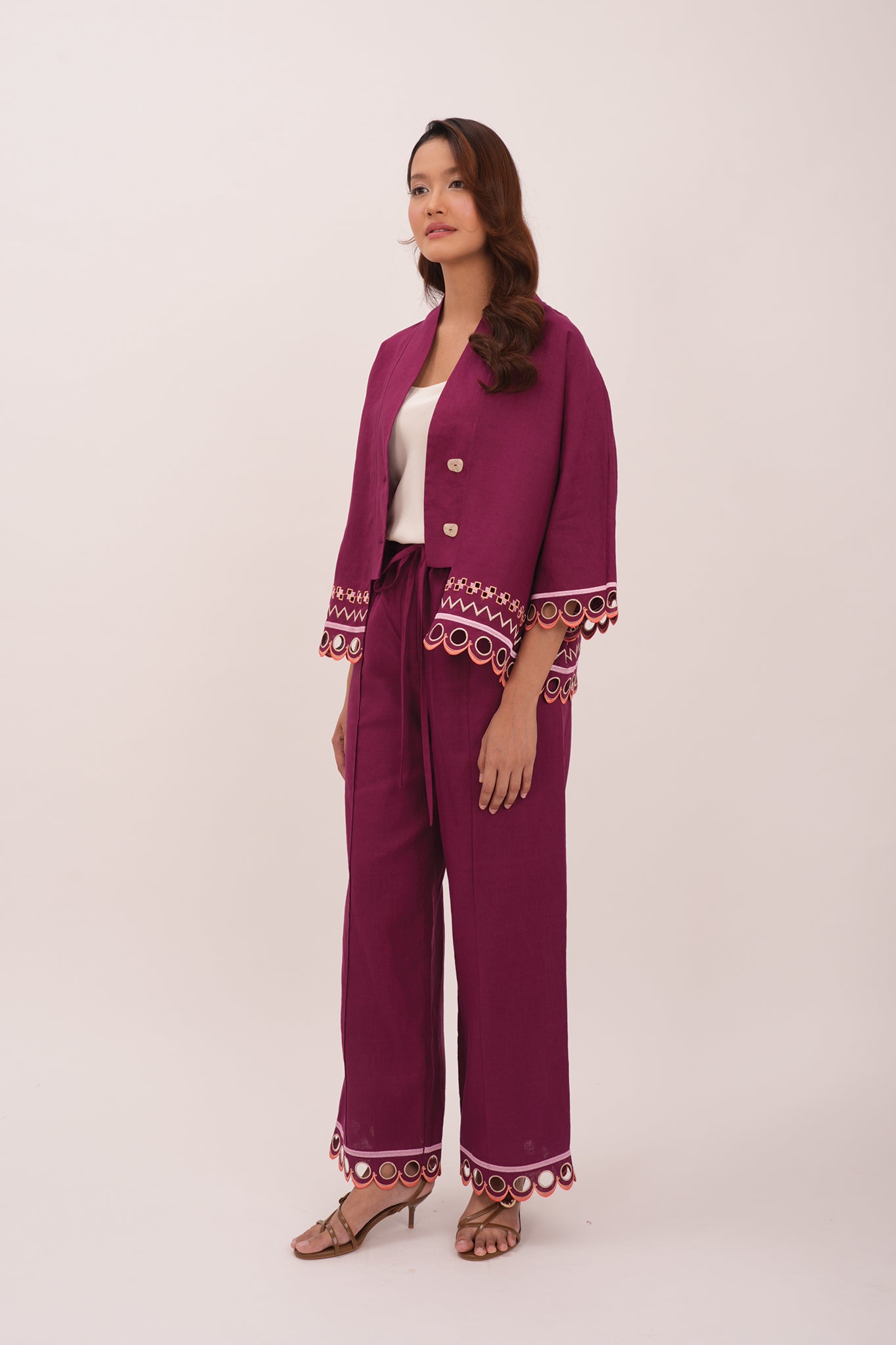WANDER Kimono in Vienna Berry