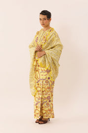 MOSAIC Embroidered Shawl in Vivid