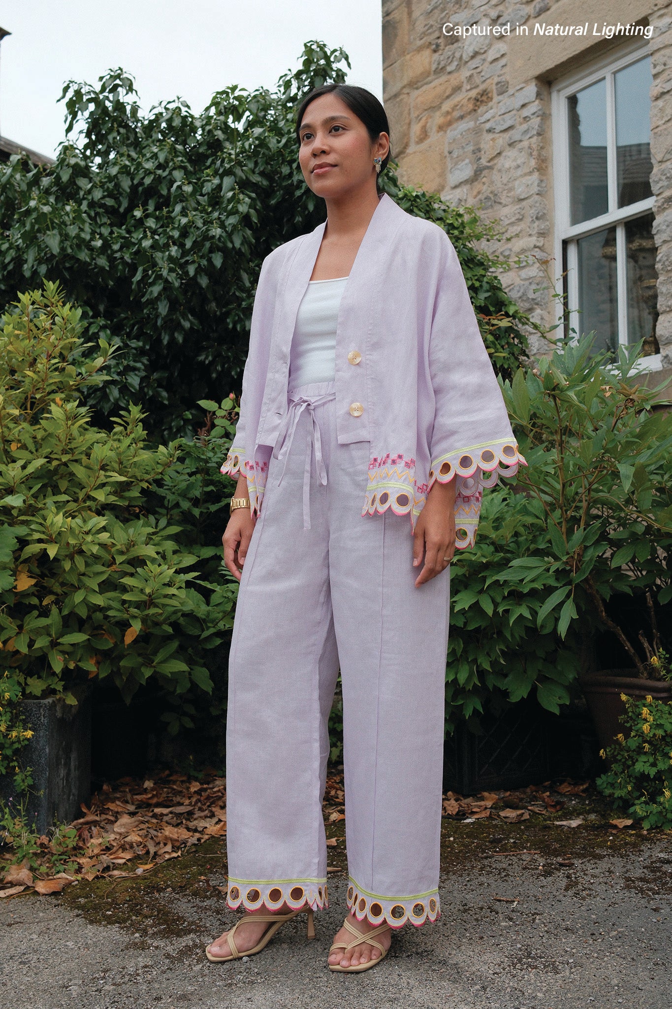 WANDER Linen Pants in Fuji
