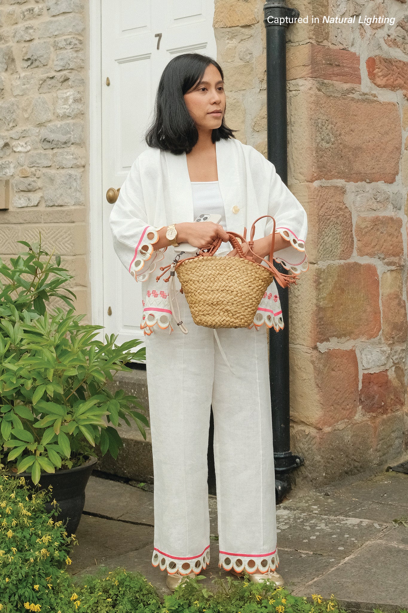 WANDER Linen Pants in Kapas
