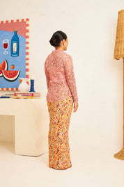 ERYS Kebaya Set (Camisole) in Clementine