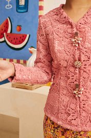 ERYS Kebaya Set in Clementine