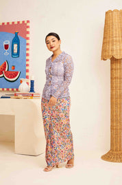 ERYS Kebaya Set (Camisole) in Iris
