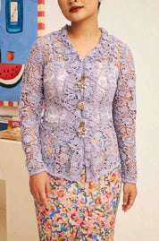 ERYS Kebaya Set (Camisole) in Iris
