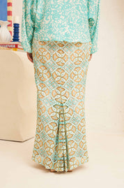 RAIE Lace Skirt in Marine