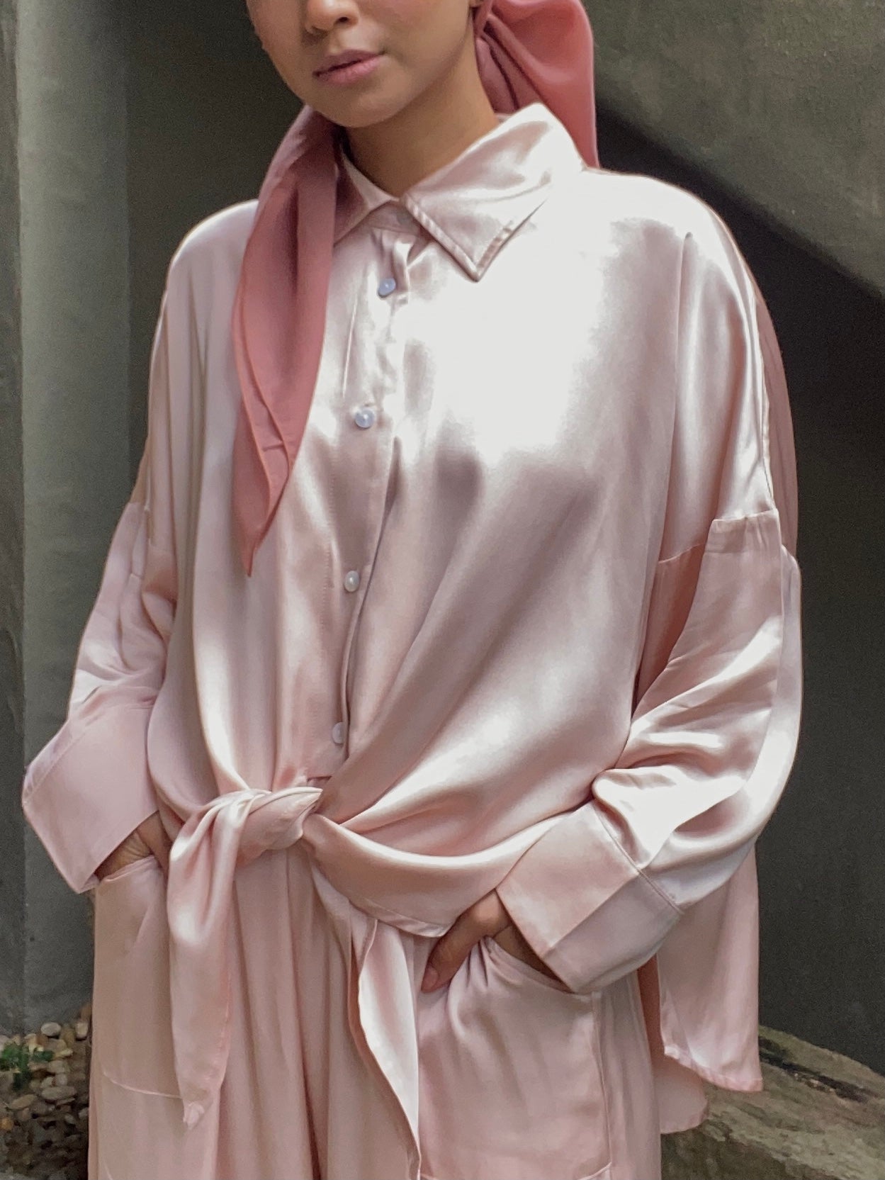 VISION - Relaxed Shirt - Rosy Blush