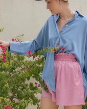 VISION - Relaxed Shorts - Flamingo Pink