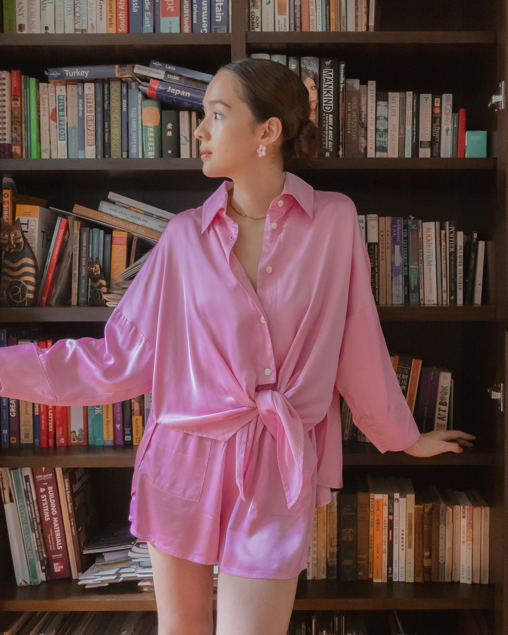 VISION - Relaxed Shirt - Flamingo Pink